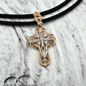Крест золотой (артикул: кзф4)